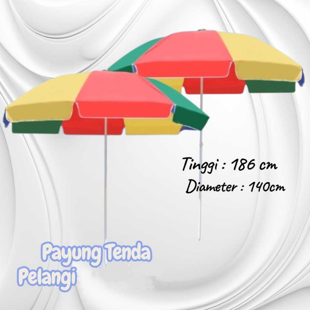 TENDA RAINBOW TENT UMBRELLA / RAINBOW UMBRELLA / SALES UMBRELLA