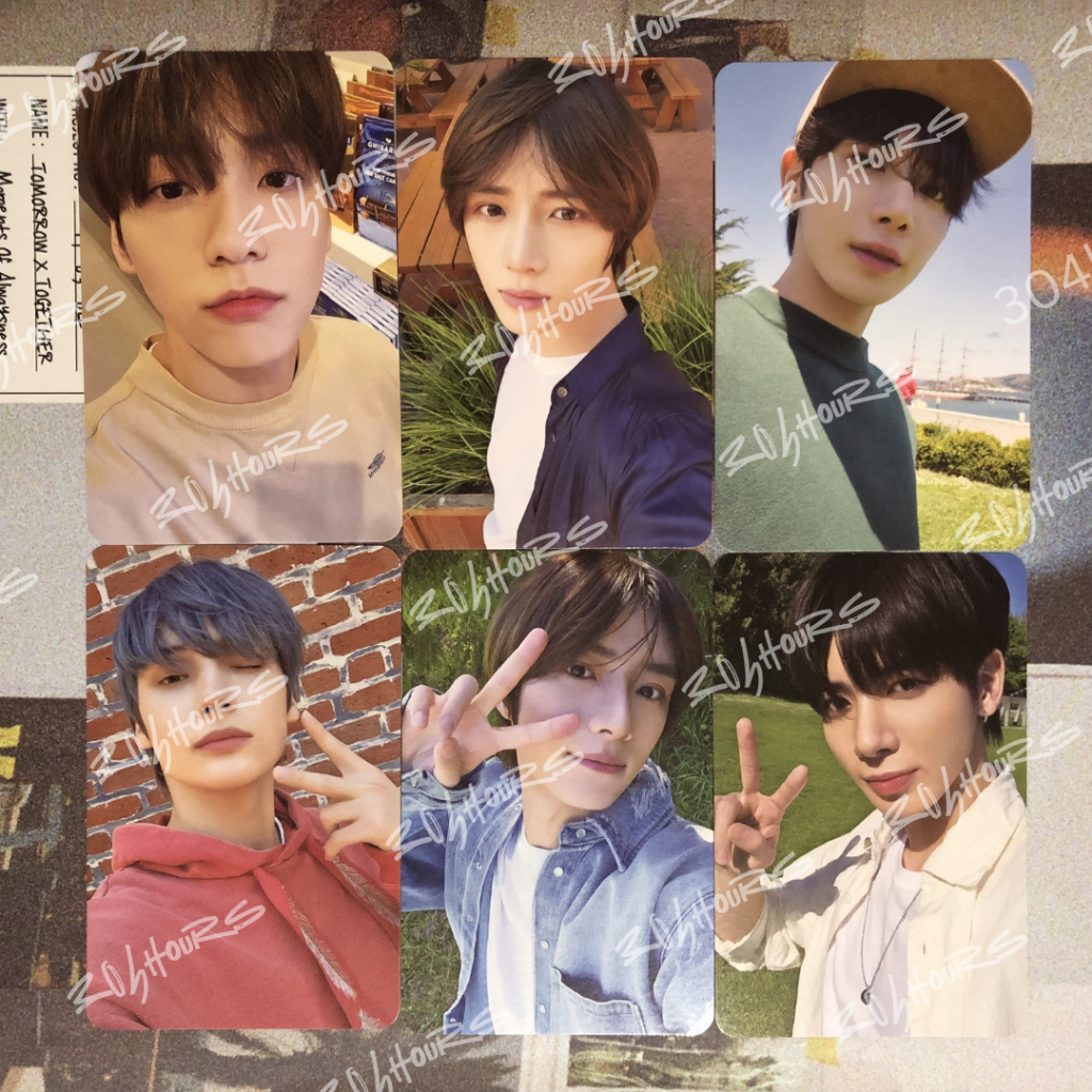 | [อย่างเป็นทางการ] หนังสือข้อความทัวร์ Photocard TXT | Soobin Beomgyu Taehyung Hueningkai