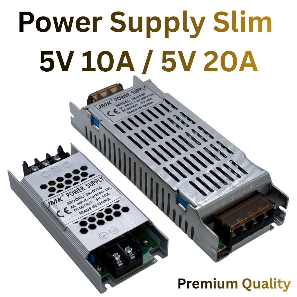 พาวเวอร์ซัพพลาย 5V 10A / 5V 20A SLIM RUNNING TEX SWITCHING ADAPTER SMPS