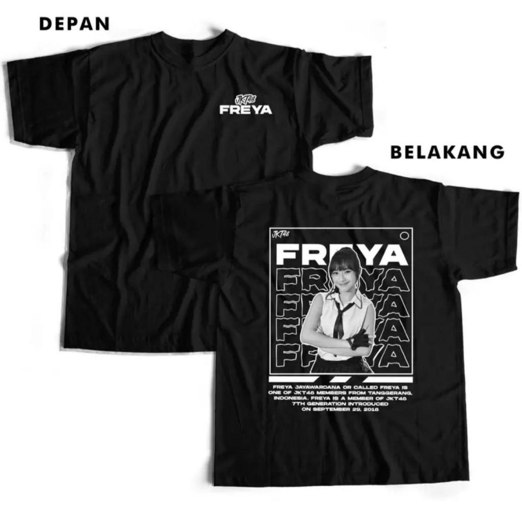 เสื้อยืด My Oshi Freya MEMBER JKT 48 ธรรมดา Viral Streetwear