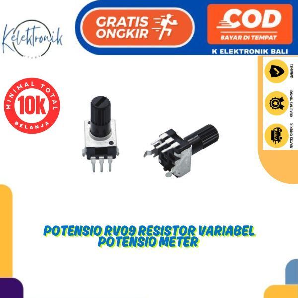 Potentiometer RV09 ตัวต้านทานตัวแปรมิเตอร์มิเตอร์