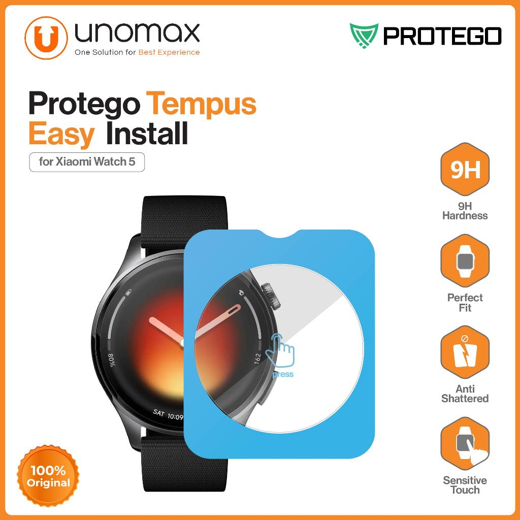 กระจกนิรภัย Xiaomi Watch 5 Protego Temple Glass Screen Protector