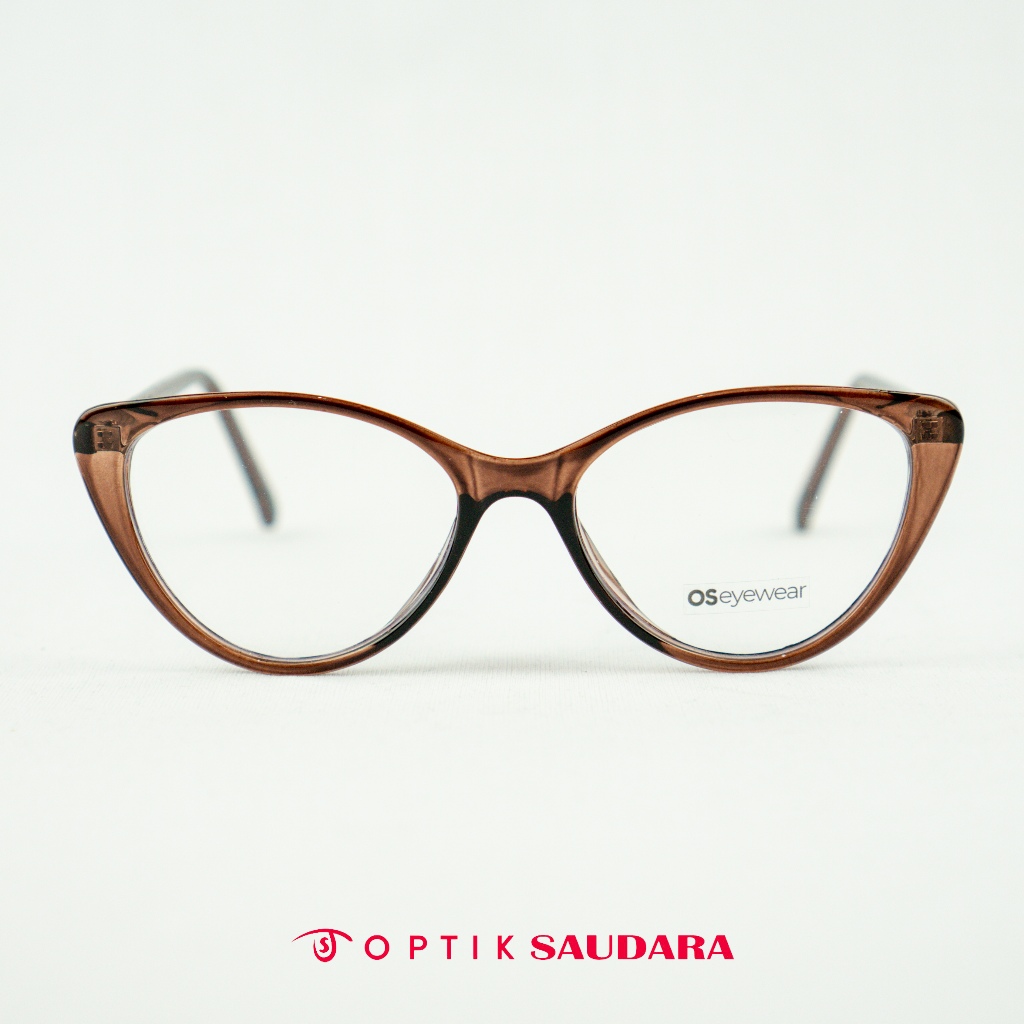 Optik Saudara - กรอบแว่นตาเกาหลี - แว่นสายตาแมว F OL AXXEL BRN 48