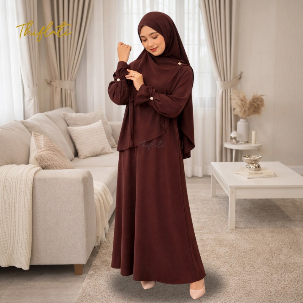 Thiflati Amara Gamis Set Syari Hijab Daily