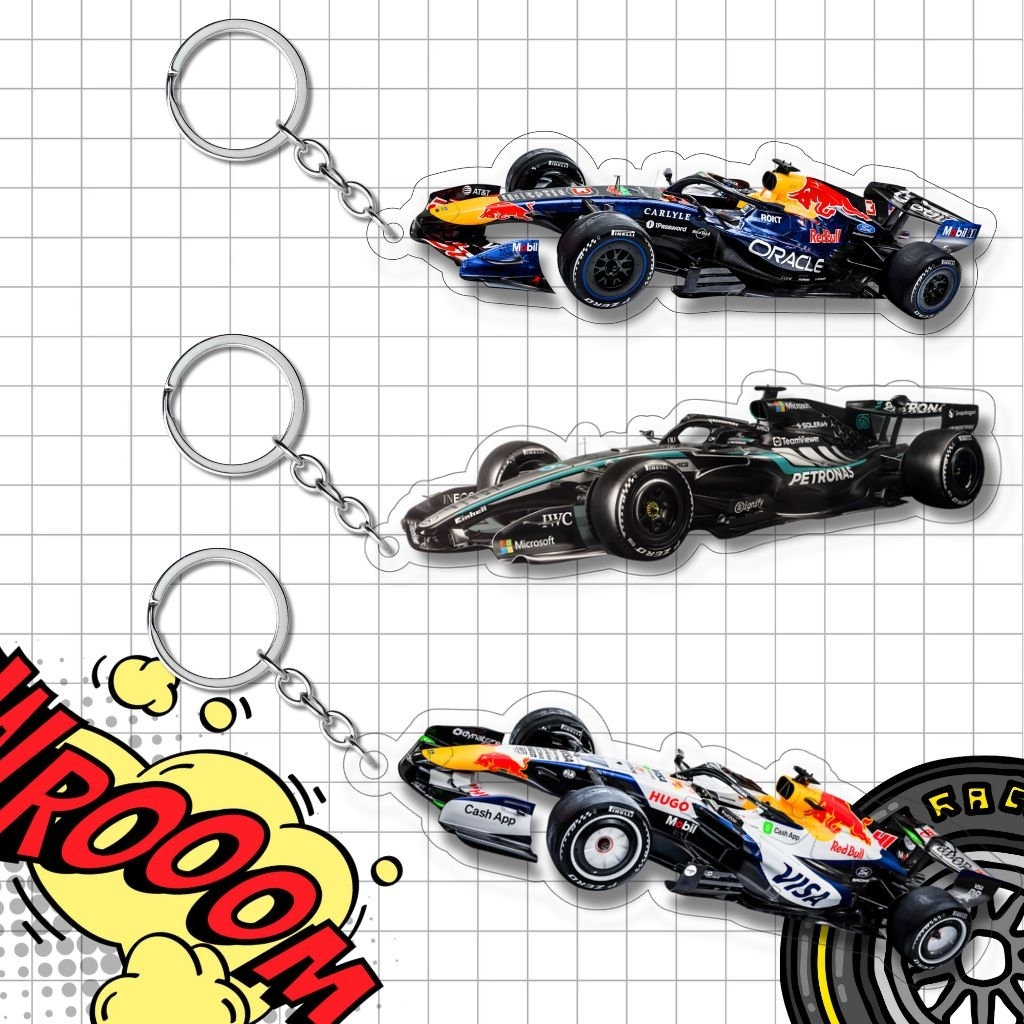 พวงกุญแจ GANTUNGAN F1 Car Seasons 2026 V3 | พวงกุญแจ Formula One 2026 F1 V3