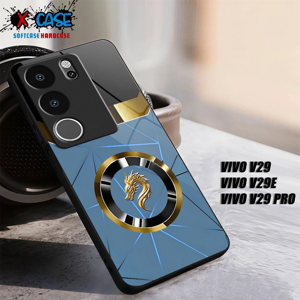 HP VIVO V29 Softcase VIVO V29 V29E V2250 เคสเคลือบเงาปลอกกระจกเงาตัวป้องกันโทรศัพท์อุปกรณ์เสริมโทรศั