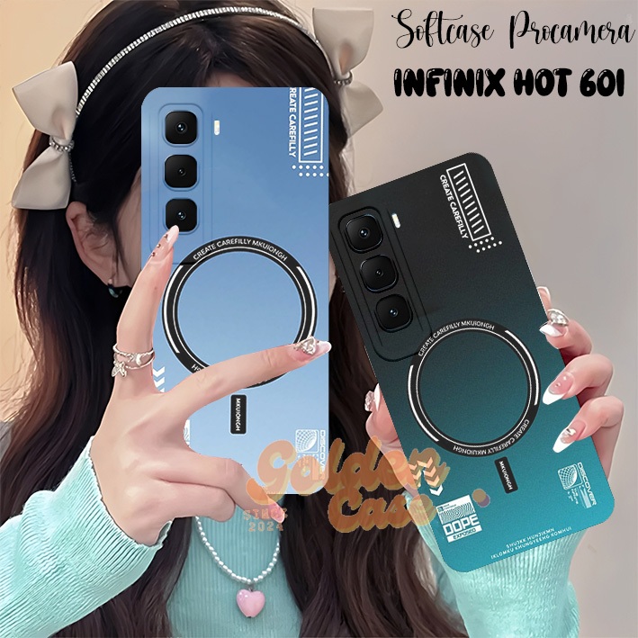 [229] เคสนิ่มซิลิคอนสําหรับ Infinix Hot 60i 60 60 Pro Plus - Casing Hp Hot 60i 60 GOLDENCASE