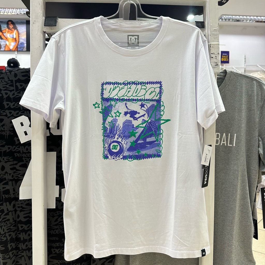 เสื้อยืด DC Big Air White Ss
