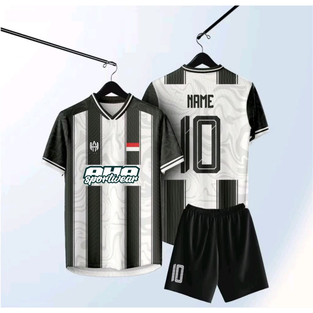 FUTSAL/SOCCER JERSEY พิมพ์เต็มการออกแบบที่กําหนดเองฟรีชื่อและหมายเลขด้านหลัง