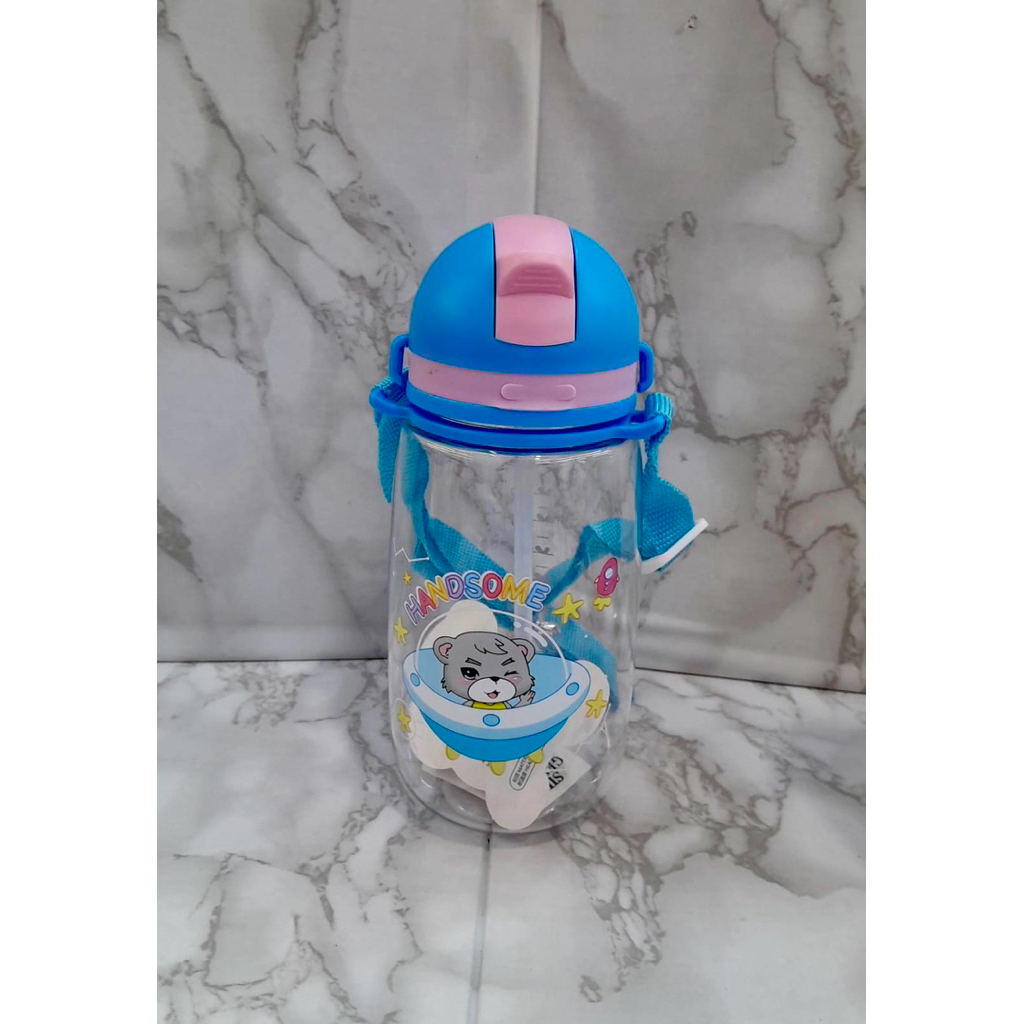 DRINKING BOTTLE 2697 UK.550ml พร้อม STRAW และสายรัดยาว