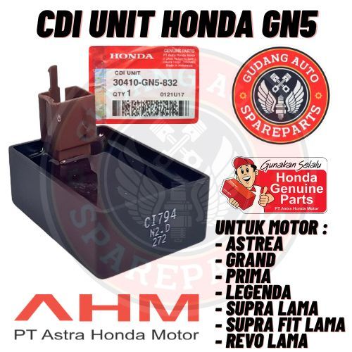 AHM CDI แท้ Honda Astrea Grand Prima Legenda Supra Lama Revo Lama Supra Fit Lama รหัส GN5