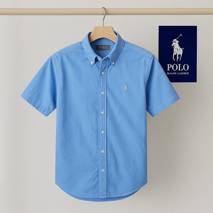 KEMEJA Ralph Lauren เสื้อโปโลผู้ชาย Soft Catton | เสื้อเชิ้ตแขนสั้นสีพื้นโลโก้ปัก 3ง | สไตล์ทางการระดับพรีเมียมสําหรับผู้ชาย
