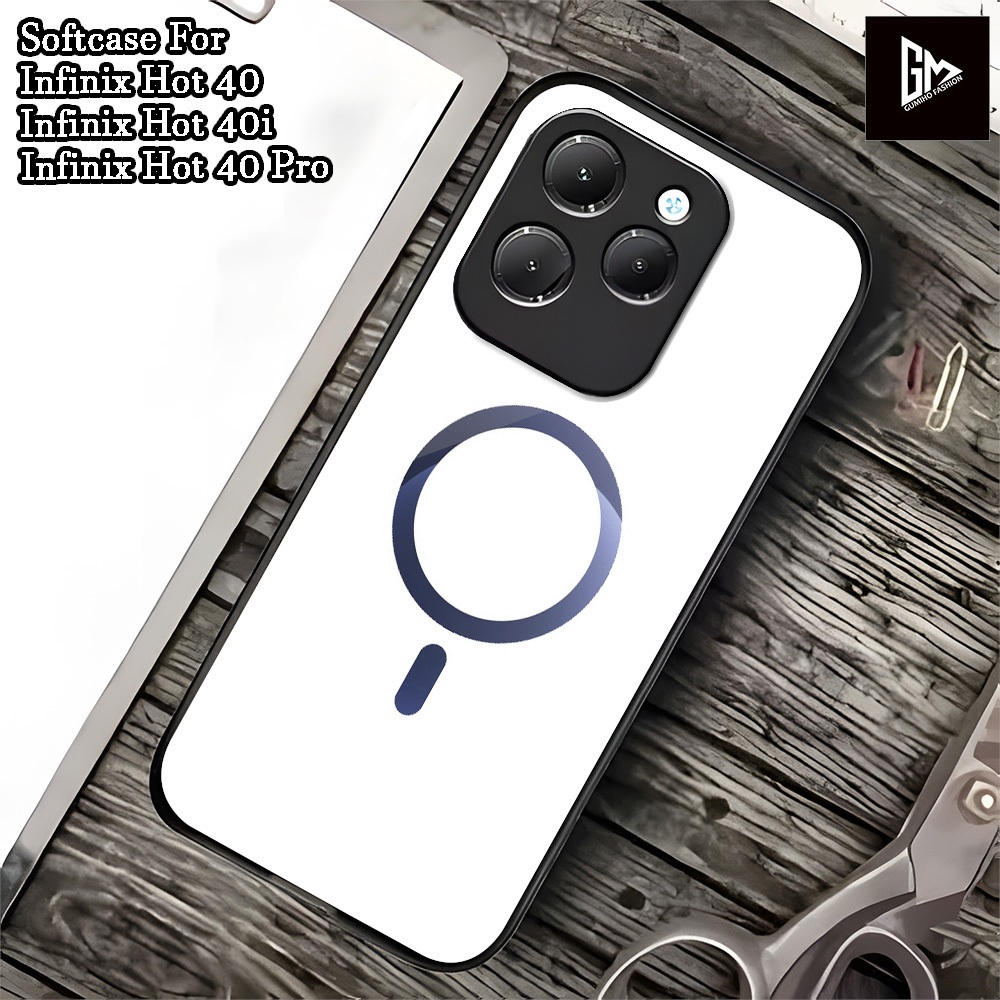( 008 ) Softcase Glass Kaca Infinix Hot 40 Infinix Hot 40 Pro Infinix Hot 40i ล่าสุด 2024 Case Infin