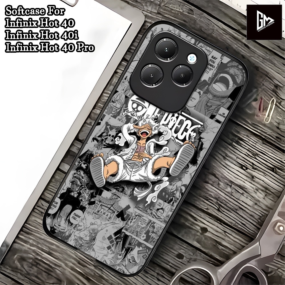 ( 0016 ) Softcase Glass Kaca Infinix Hot 40 Infinix Hot 40 Pro Infinix Hot 40i ล่าสุด 2024 Case Infi