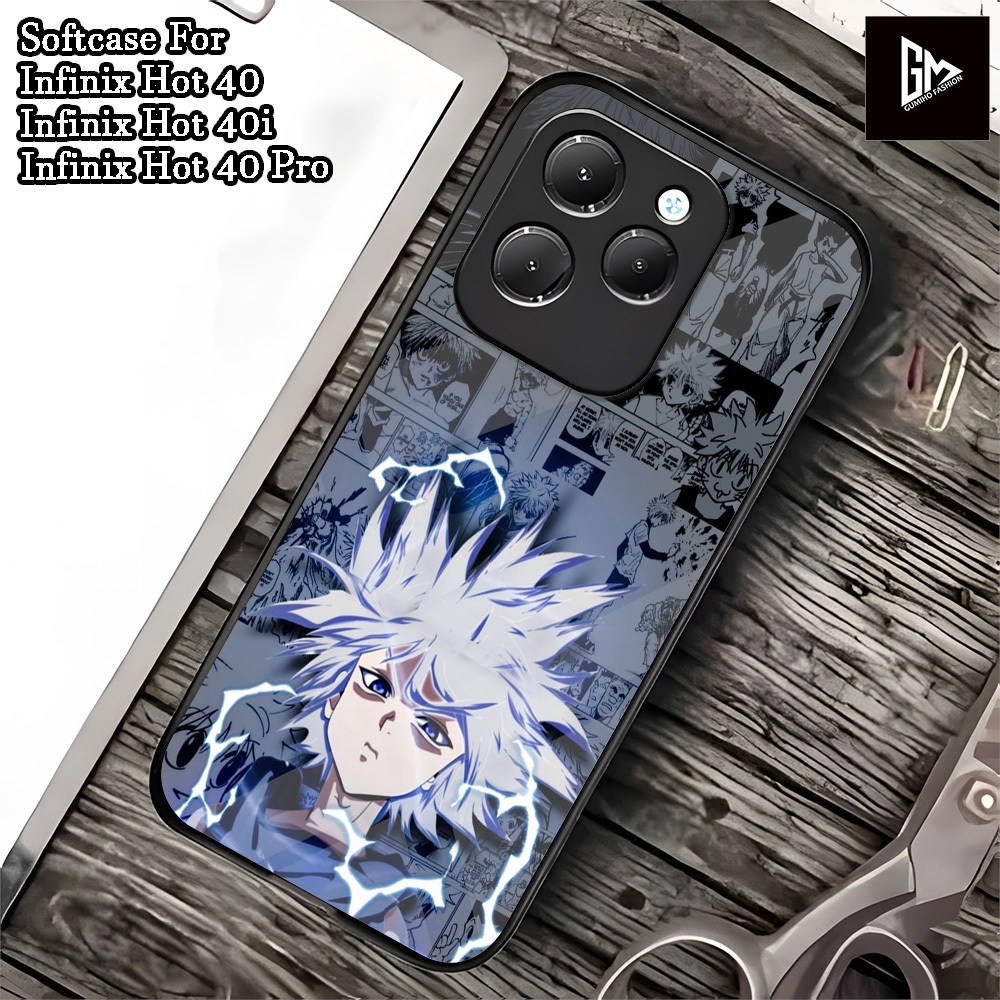 ( 0023 ) Softcase Glass Kaca Infinix Hot 40 Infinix Hot 40 Pro Infinix Hot 40i ล่าสุด 2024 Case Infi