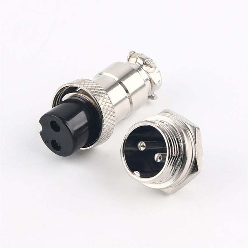 GX16 ตัวเชื่อมต่อปลั๊กการบิน CB 2 ขา 2pin 2p 16 มม. 16 มิลลิแอมป์เสียง