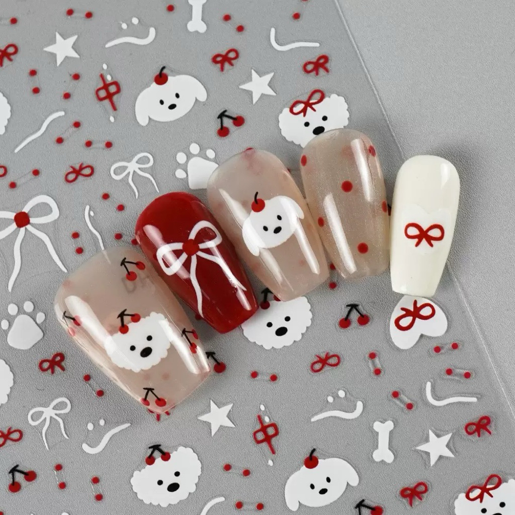 Winnie The Pooh Premium Cat Character Cat Nail Stickers Cute Character Nail Art Stickers