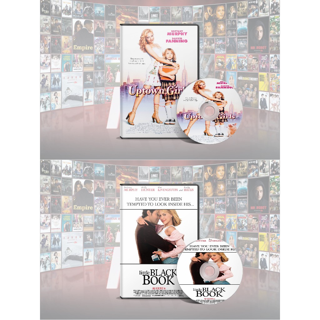 DVD Uptown Girls (2003) + DVD Little Black Book (2004)