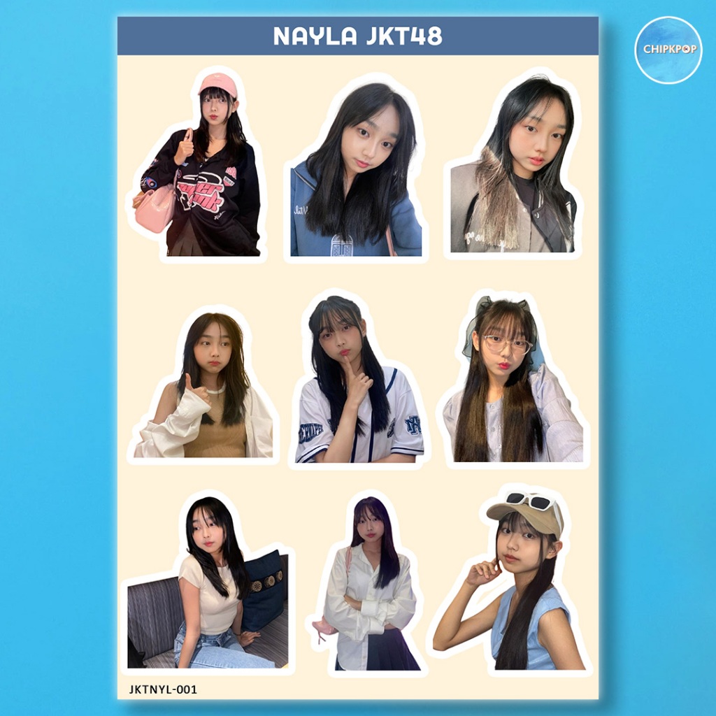 NAILLA สติกเกอร์ JKT 48 I สติกเกอร์ JKT 48 I JKT 48 ใหม่ ERA I สติกเกอร์ NAYLA JKT48 I สติกเกอร์ HOL
