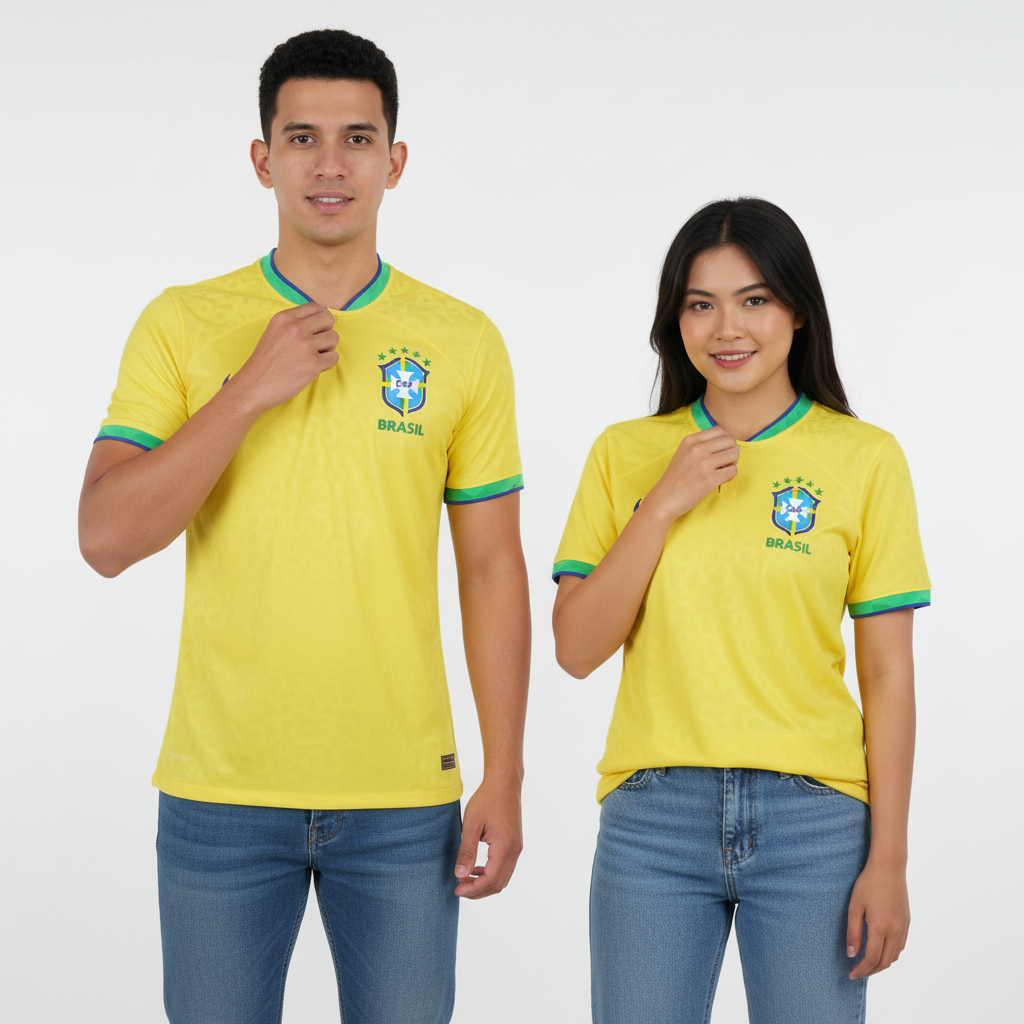 Jersey Brzl Home 2022 World Cup เสื้อฟุตบอลแฟน 22 JTI Store