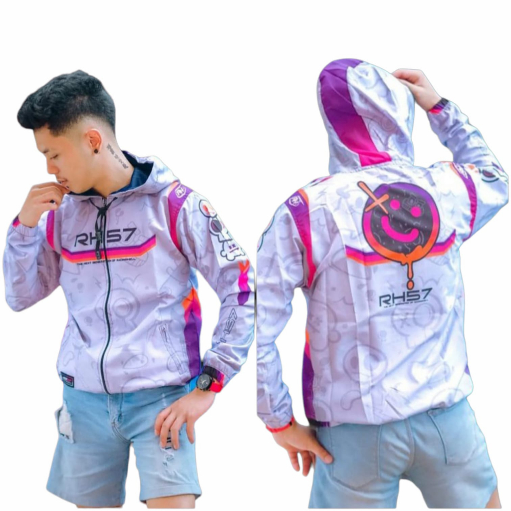 RACING เสื้อแจ็คเก็ตมอเตอร์ไซค์พิมพ์ลาย LOTTO MATERIAL