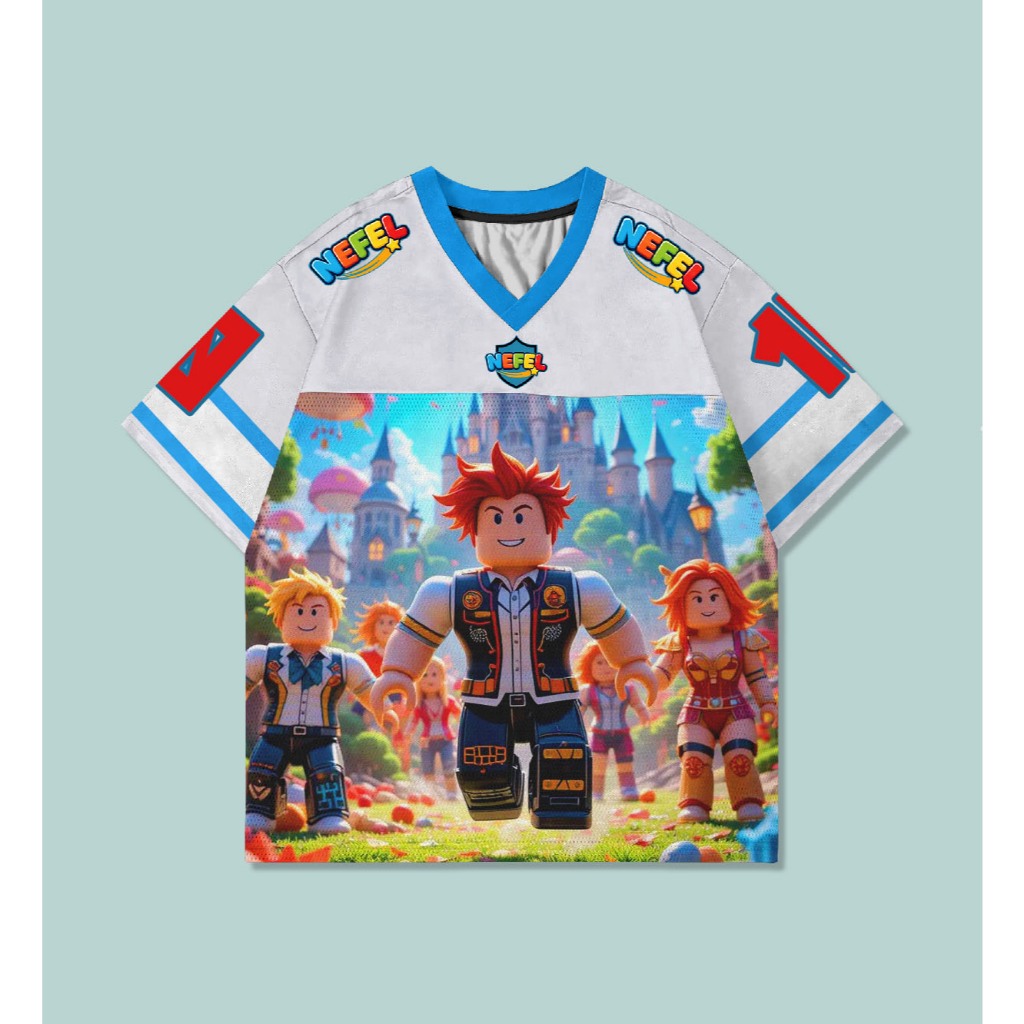 Roblox Game Kids Jersey 9 Printing Premium Kids Custom