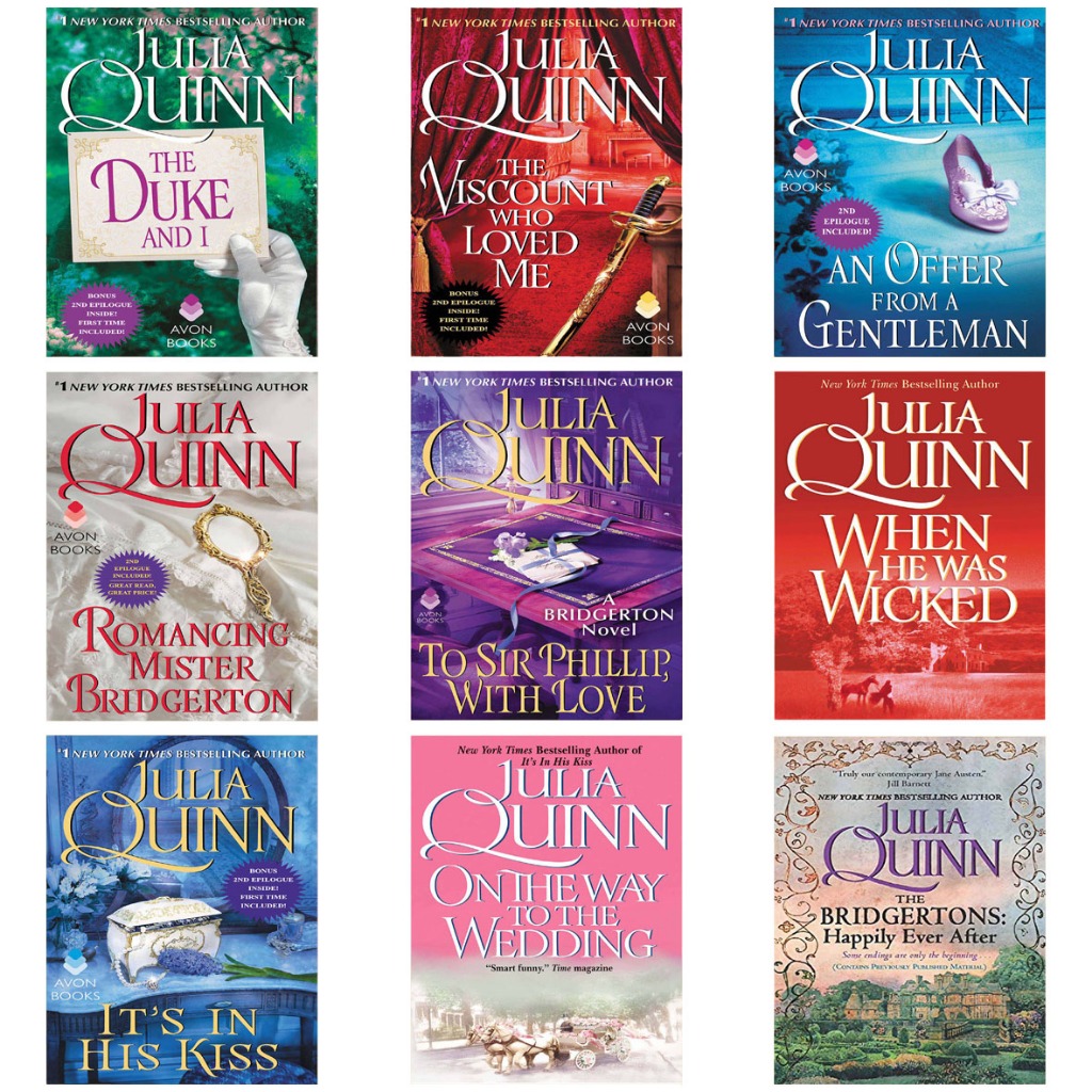 นวนิยาย Bridgerton Series by Julia Quinn (ภาษาอังกฤษ)