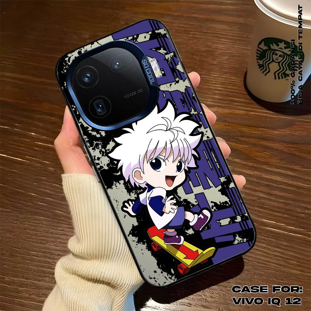 IQOO 12 CASE - เคส VIVO Premium Matte Hard - เคส IMD - เคสโฮโลแกรม HXH CHIBI Motif