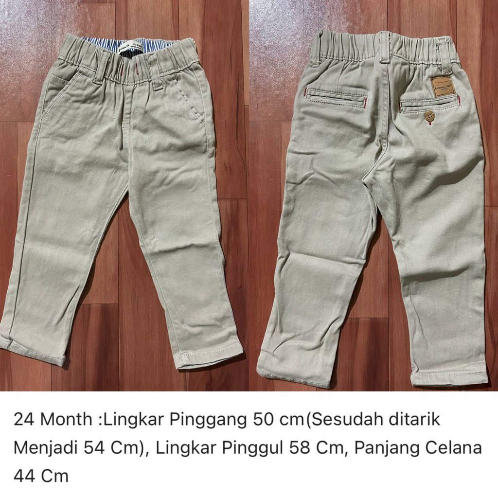 TSABAT KIDSWEAR กางเกงเด็กชิโน่ [Preloved]