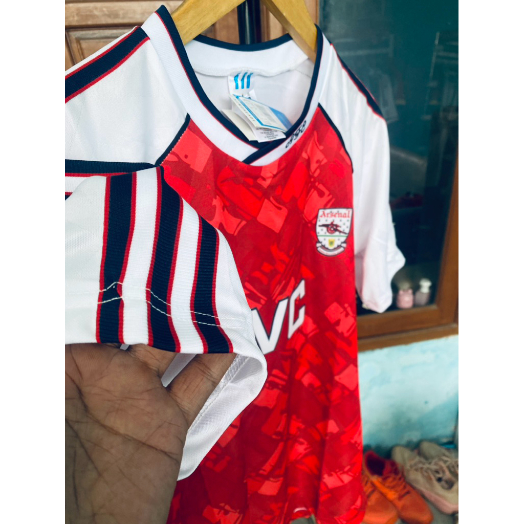 เสื้อฟุตบอล Arsenal home retro 91/92 Go