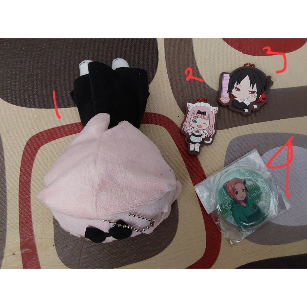 สินค้าอย่างเป็นทางการ Kaguya-sama รักคือสงครามตุ๊กตา chika พวงกุญแจ kaguya พิน tsubame