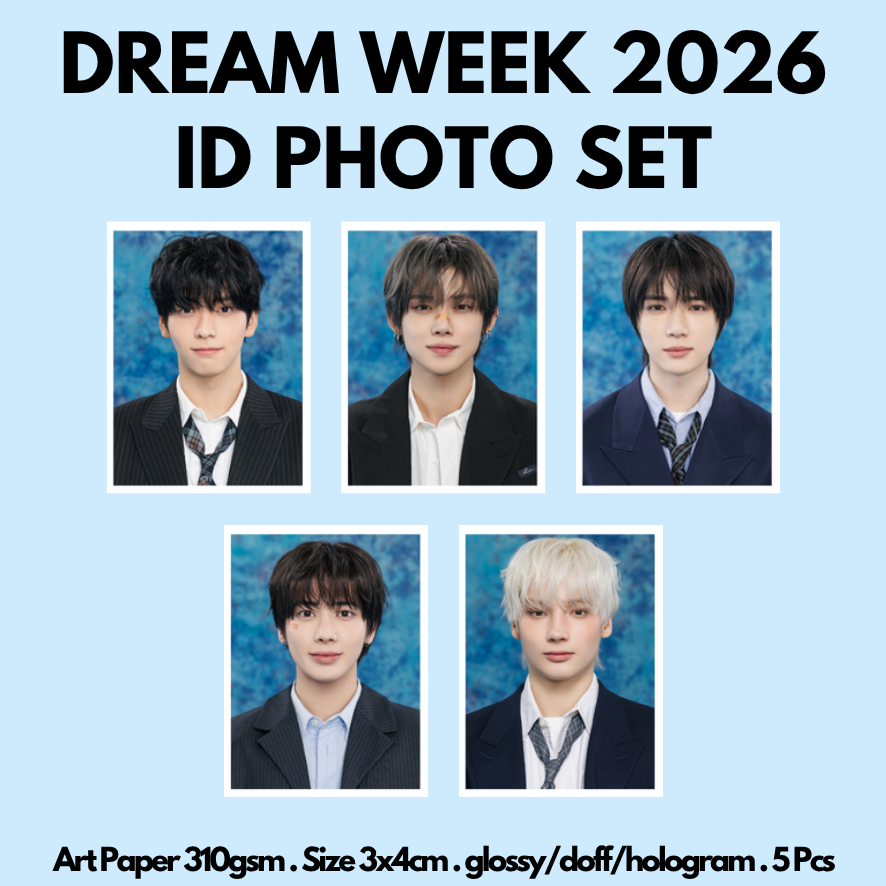 [KUKIRA] ID Photo 3x4 Soobin Yeonjun Beomgyu Taehyung Hueningkai SET Dream Week 2026