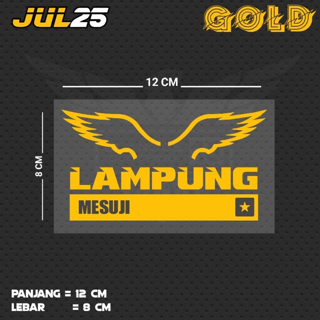 MESUJI / JUL25 LMPG CUTTING STICKER