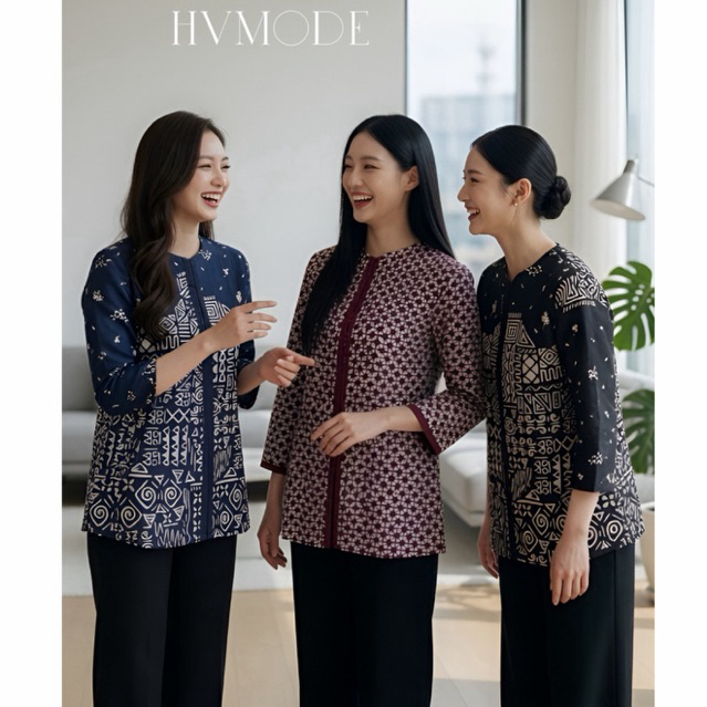 KATUN เสื้อบาติกผ้าฝ้ายมีซับใน - เสื้อ Givana