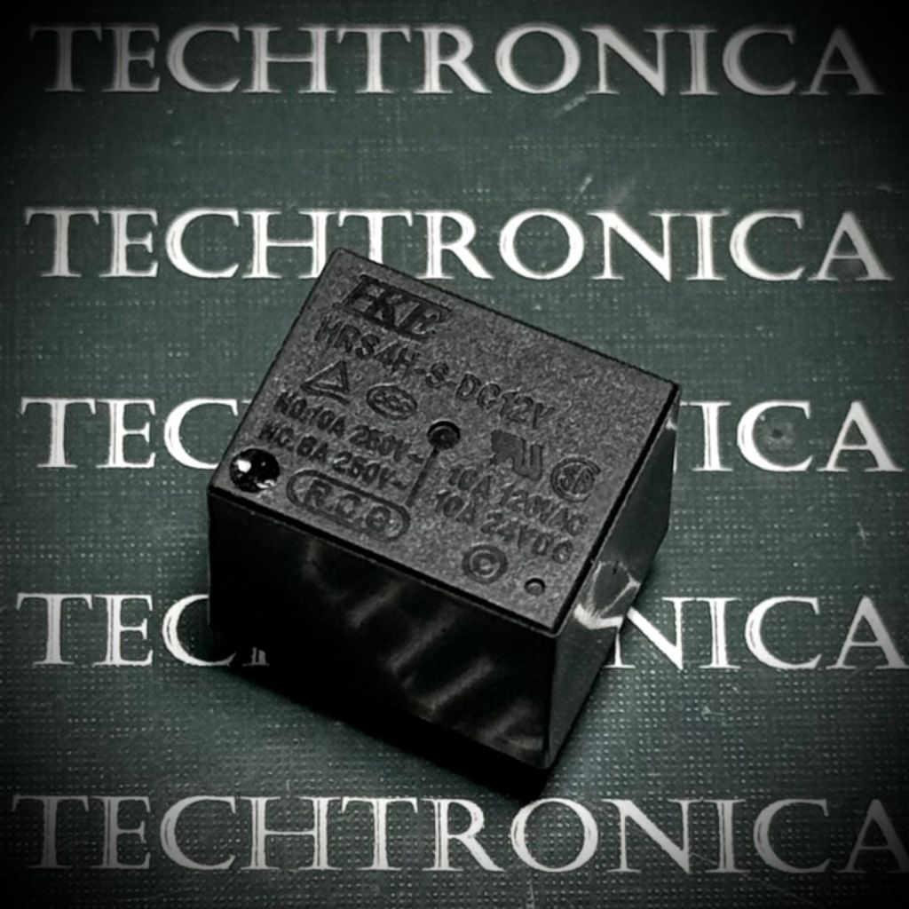 RELAY 12VDC 12Volt SPDT 5Pin, D19x15.5x15.8