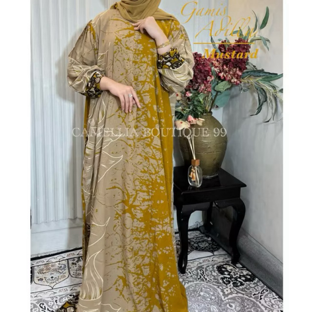 พรีเมี่ยม GAMIS READY 1 ชิ้น RANDOM MOTIF || By Camelia Boutique 99