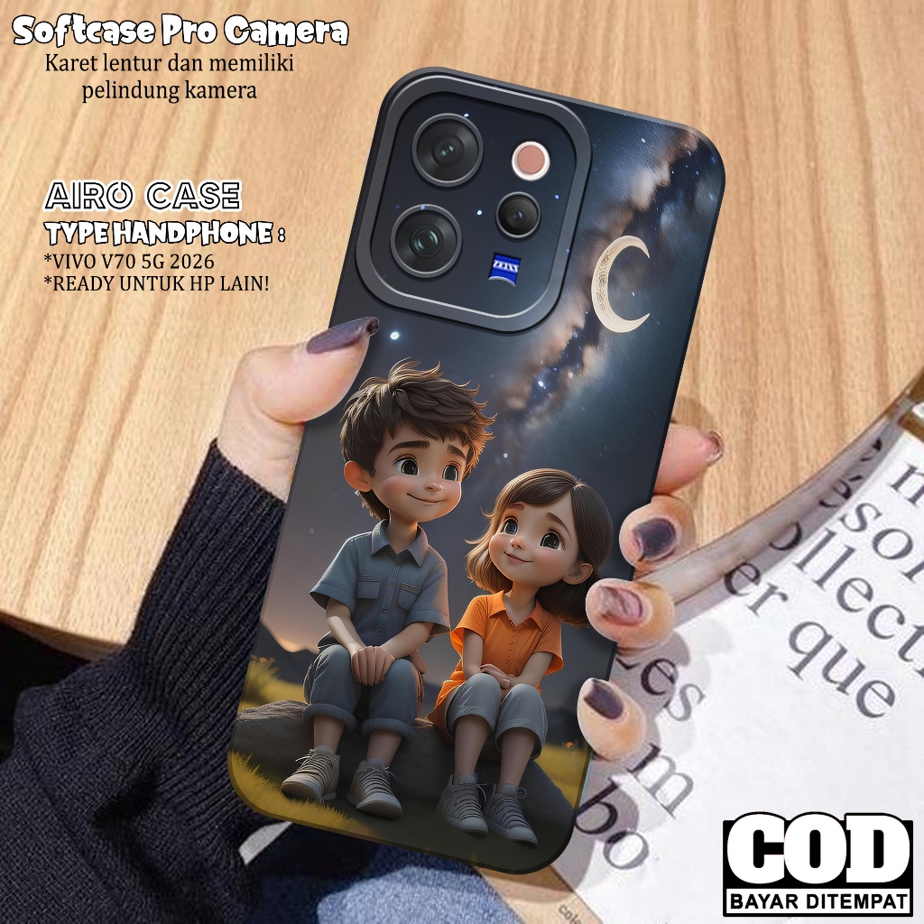ล่าสุด VIVO V70 5G 2026 Softcase - เคสแฟชั่นการ์ตูน - เคสโทรศัพท์ VIVO V70 5G - เคส VIVO V70 5G - เค