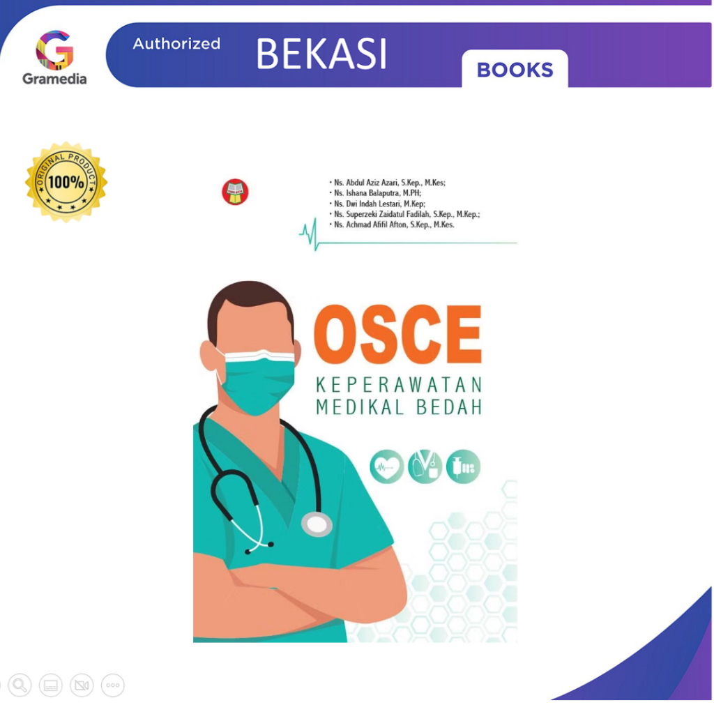 หนังสือ Gramedia Bekasi OSCE: การพยาบาลผ่าตัดทางการแพทย์