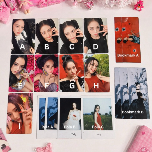 [READY] PC Jisoo Blackpink - Photocard อัลบั้มอย่างเป็นทางการของดอกไม้