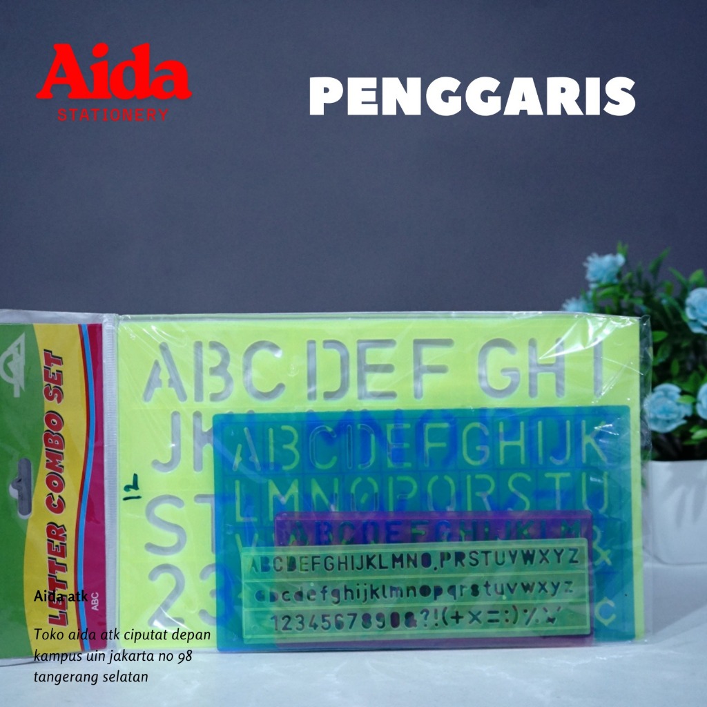 MAL RULER ALPHABET LETTERS และหมายเลข