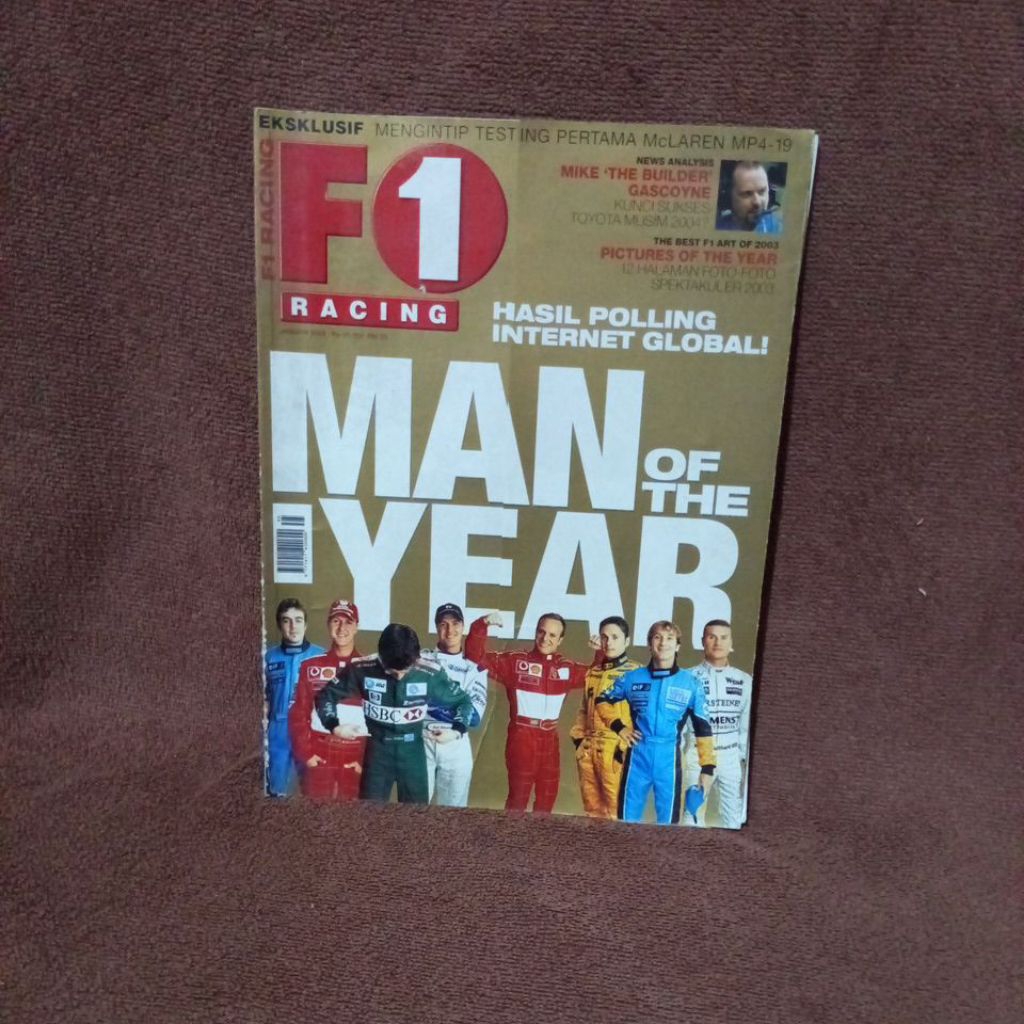 F1 RACING INDONESIA MAGAZINE JANUARY 2004