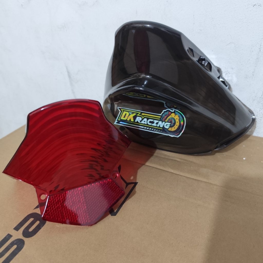 MERAH MICA / MICA REAR STOP LAMP MIO SOUL CARBON BLACK SMOKE PLUS QUALITY RED MIO SOUL คาร์บอนภายใน MICA