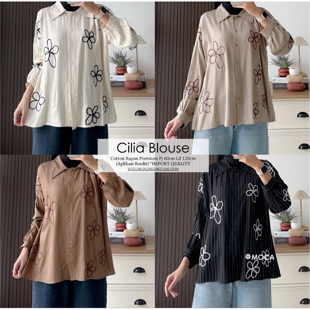 CILIA BLOUSE BY MOCA