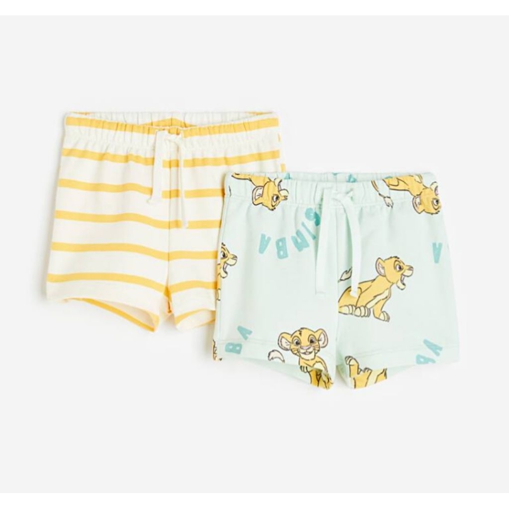 HM H&M Baby Boys 2pk Lion King Short / Baby Boy Shorts เนื้อหา 2