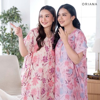[BEST SELLER] ORIANA - Daster Kaftan KAVA Daster Pendek Collection | Adem, Lembut, Busui Friendly