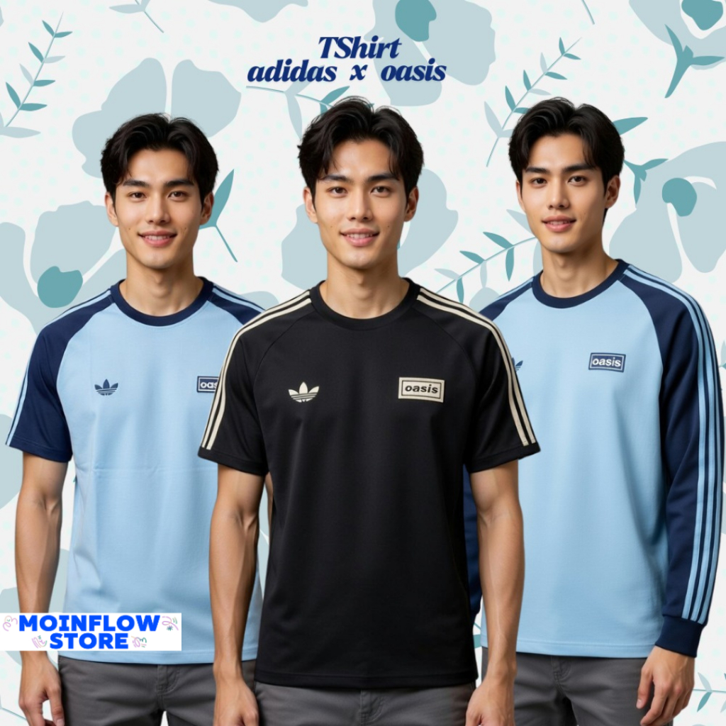 Oasis Premium เสื้อยืดขนาดใหญ่จัมโบ้ด้านหน้าเย็บปักถักร้อย Size S – 7XL – ผ้าฝ้ายหวีหนาเย็น 24s พร้อมสกรีน Plastisol ด้านหลัง