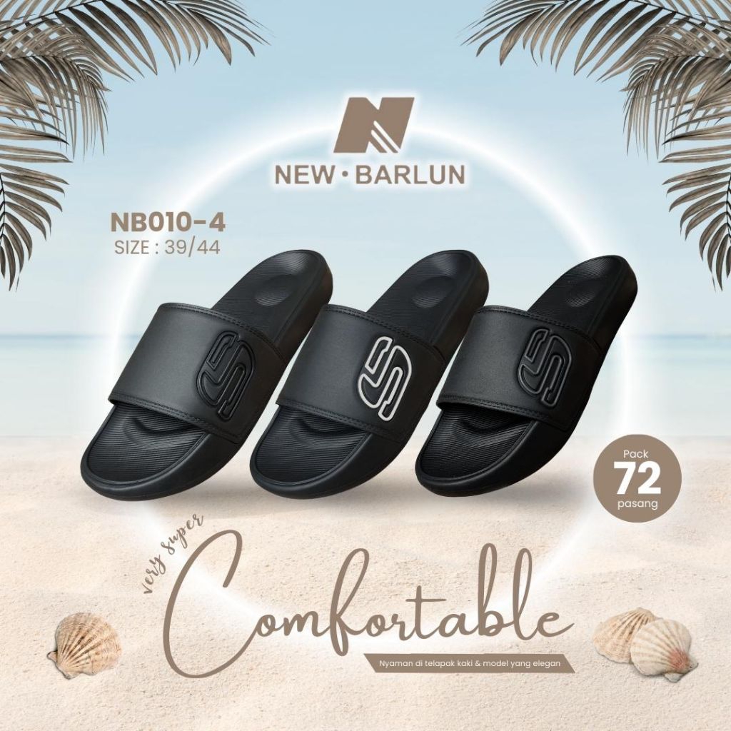ใหม่ BARLUN NB-010 รองเท้าแตะแบบสวมสําหรับบุรุษและสตรีที่หรูหราน้ําหนักเบาและเย็น