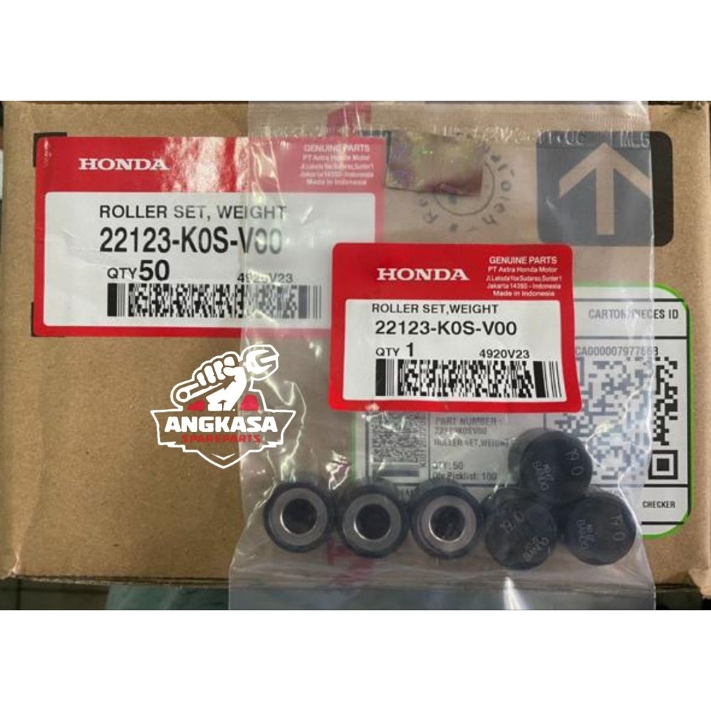 ชุดลูกกลิ้งน้ําหนัก Honda PCX 160 K1Z Vario 160 ADV 160 STYLO 160 ORI 22123-K0S-V00