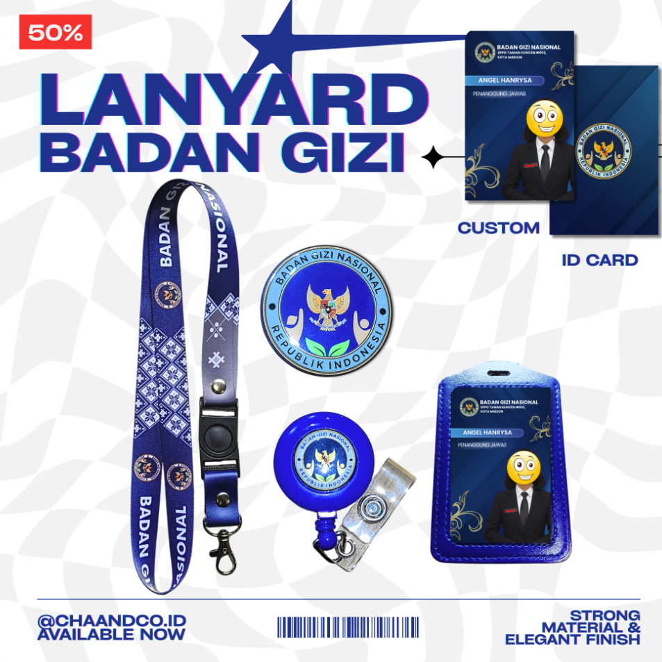 NATIONAL NUTRITION BODY LANYARD (BGN) / BGN LANYARD ส่งวันนี้