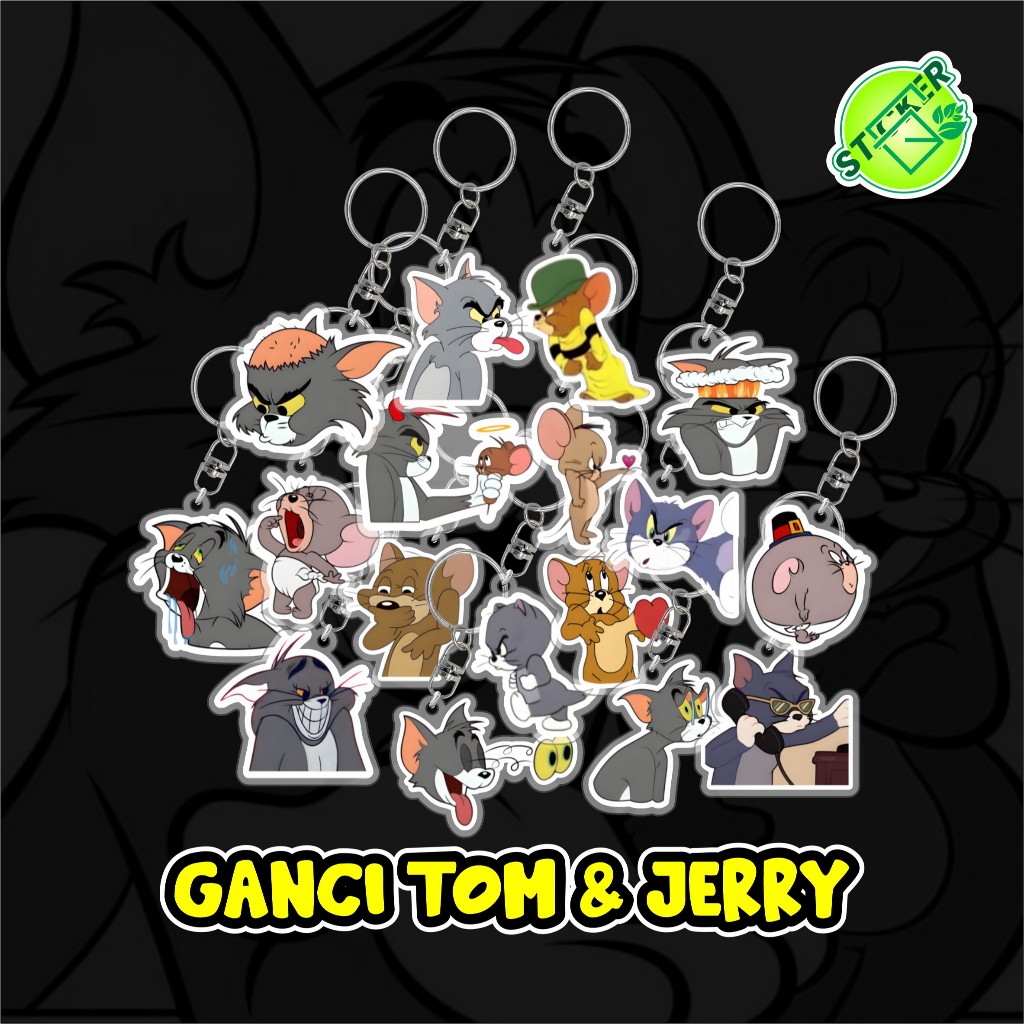 GUNDAN TOM AND JERRY KEYCHAIN CUTE TOM JERRY KEYCHAIN